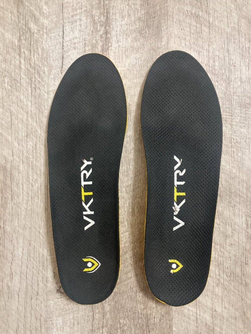 VKTRY Men’s Gold Carbon Fiber Performance Running Insoles Size 10-10.5
